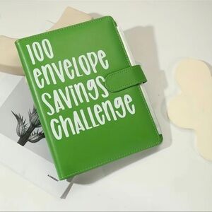 Green - 100 Envelope Savings Challenge Binder